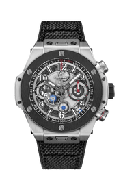 Hublot Big Bang Reloaded Titanium Ceramic 421.NM.1123.NR.RLD - cassa titanio - cinturino in gomma e tessuto nero - quadrante scheletrato